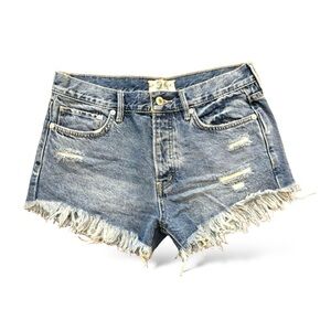 New FP We The Free Denim Jean Shorts 25